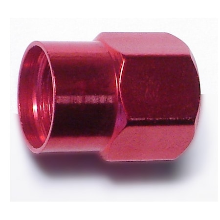 Midwest Fastener Red Aluminum Valve Caps 10PK 30202
